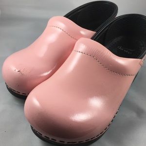 Dansko Clogs Pink Kids Size 32 (E10)